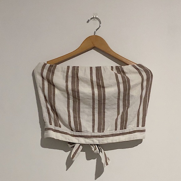 O'Neill Tops - O’Neill Sripped Crop Tube Top